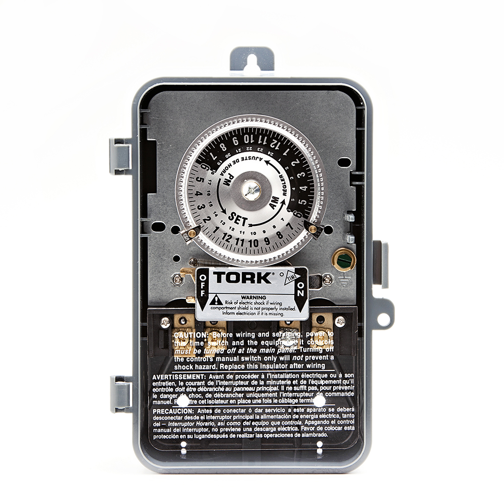 TORK 1101B-P 24 Hour Time Switch 40A 120V Spst Indoor/Outdoor